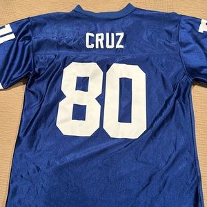 Cruz New York Giants football jersey youth size large 14/16 NWOT NHE